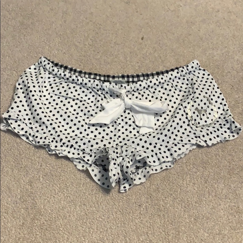 PINK polka dot lounge shorts